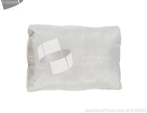 Image of japan flag pillow isolated