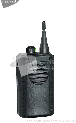 Image of portable radio sets on a white background