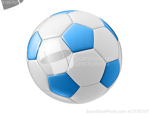 Image of blue football ball
