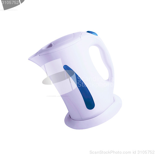 Image of electric kettle isolated