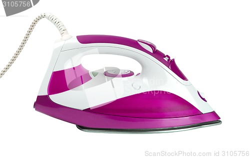 Image of Steam iron isolated on white background