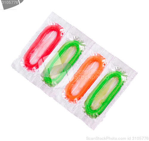 Image of Colorful condoms