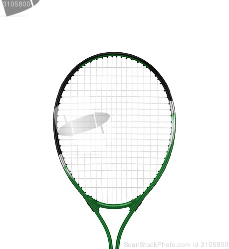 Image of Tennis racket, isolated on white background