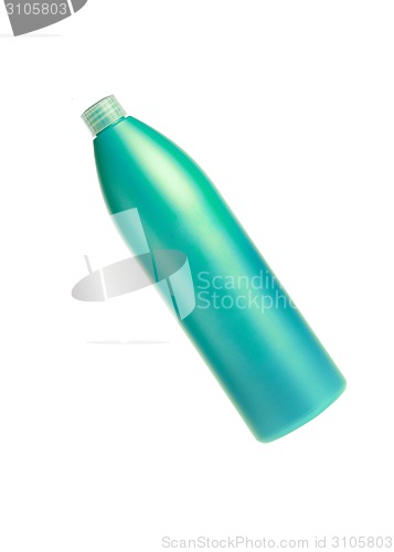 Image of Green plastic bottle