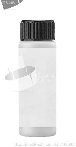 Image of bottle with black cap