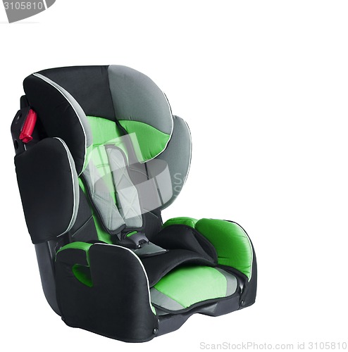 Image of child's car seat isolated