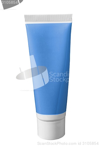 Image of Beauty cream tube isolated on white background