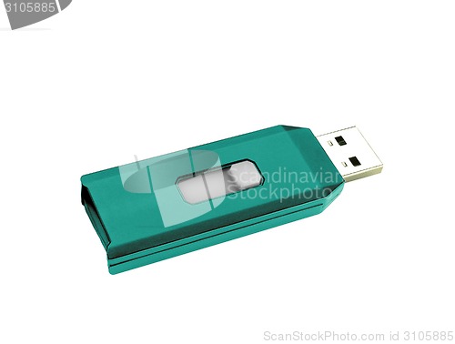 Image of Flash drive isolated on white