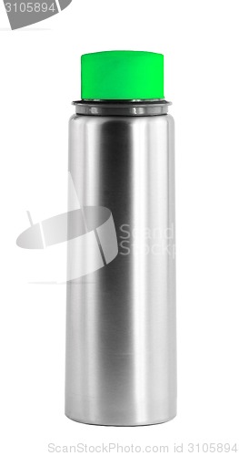 Image of Grey metal water flask