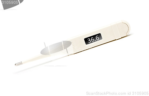 Image of Digital electronic thermometer isolated