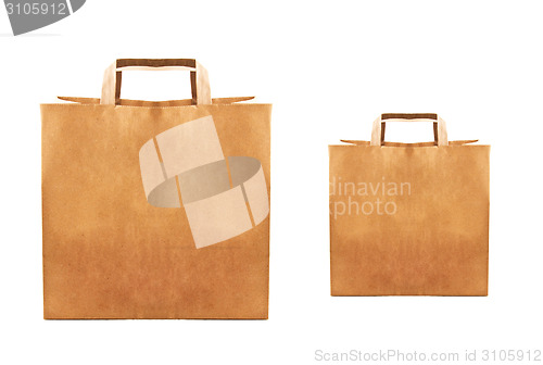 Image of Paper bag isolated