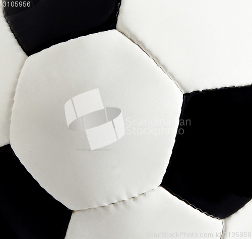 Image of Leather soccer ball background or texture