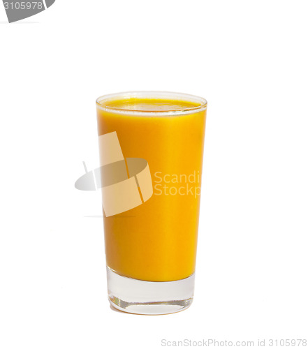 Image of Full glass of orange juice 