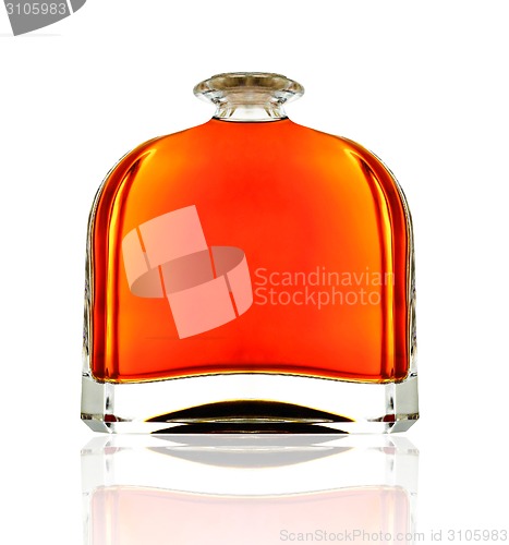 Image of Cognac in bottle without labels