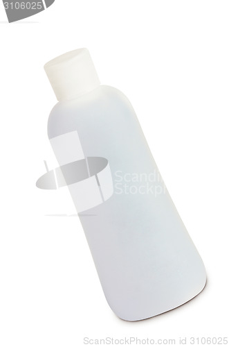 Image of cosmetic containers isolated on white