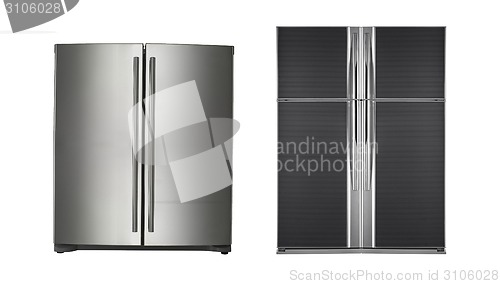 Image of modern refrigerators