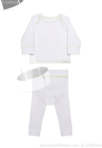 Image of Baby clothes isolated 