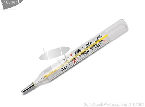 Image of Thermometer isolated on the white background