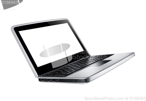 Image of Modern laptop isolated