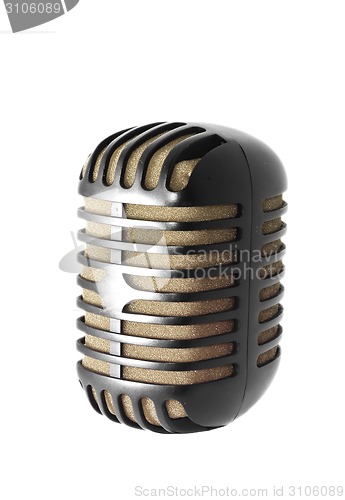 Image of Vintage microphone isolated