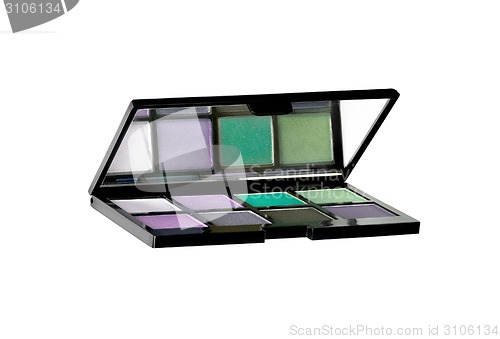 Image of Eyeshadow kit isolated on white