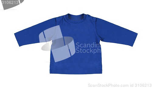 Image of blue sweater isolated 