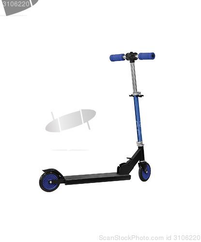 Image of Children scooter isolated on white