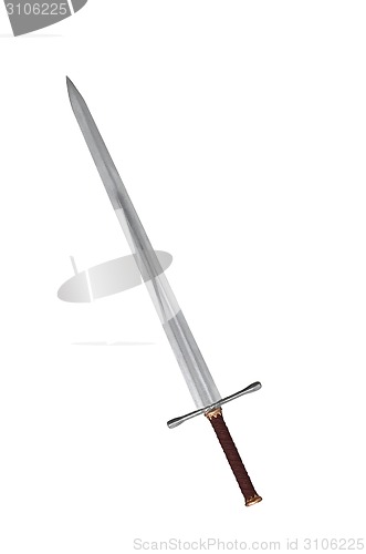 Image of sword isolated on white