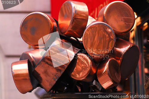 Image of Copper pots