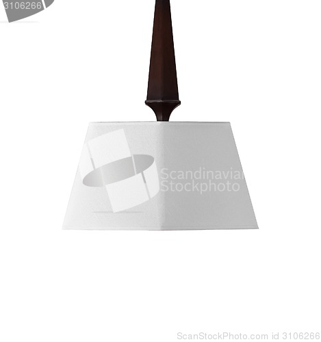 Image of floor lamp isolated