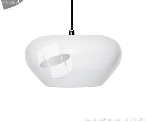 Image of ceiling lamp isolated