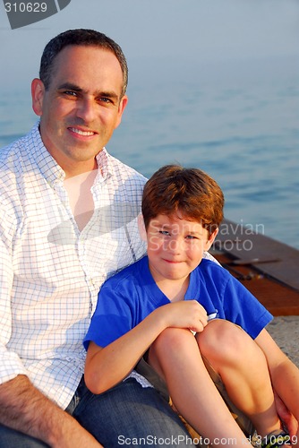 Image of Father son pier