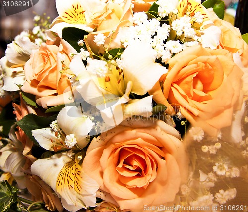 Image of Wedding bouquet with roses