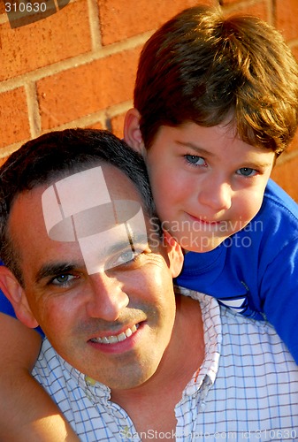 Image of Father son portrait