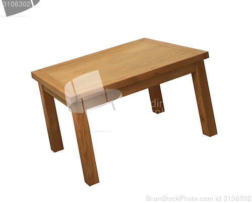 Image of wooden table