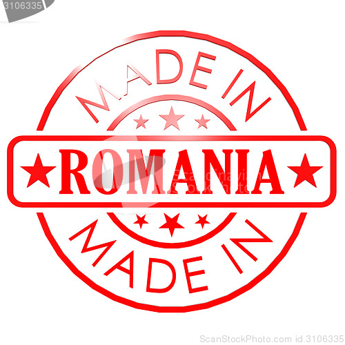 Image of Made in Romania red seal