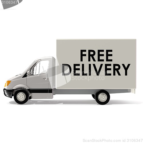 Image of Fast delivery van