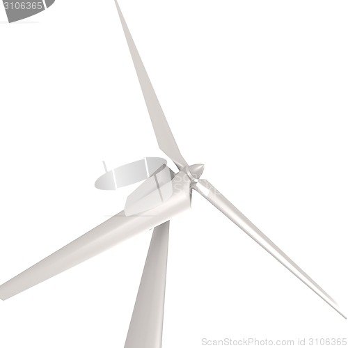 Image of Isolated wind turbine