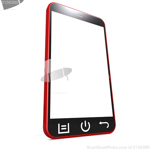 Image of Red smartphone