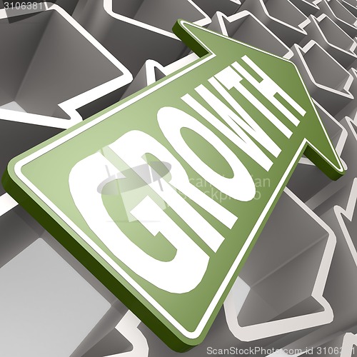 Image of Growth green arrow