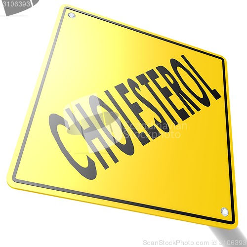 Image of Road sign with cholesterol