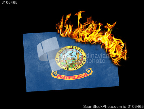 Image of Flag burning - Idaho