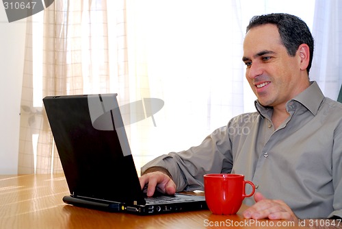 Image of Man with laptop