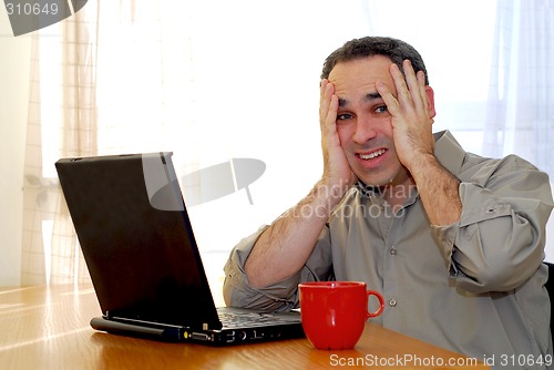 Image of Man with laptop