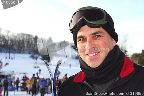 Image of Man ski