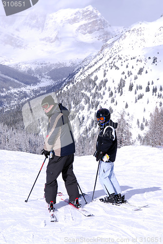 Image of Downhill skiing