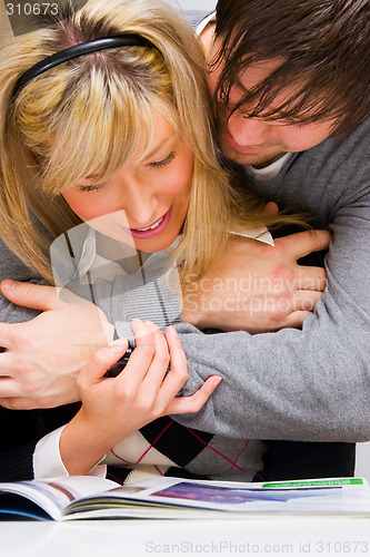 Image of young happy couple