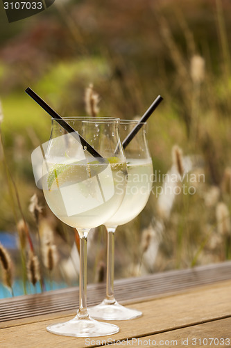 Image of hugo prosecco elderflower soda ice summer drink 