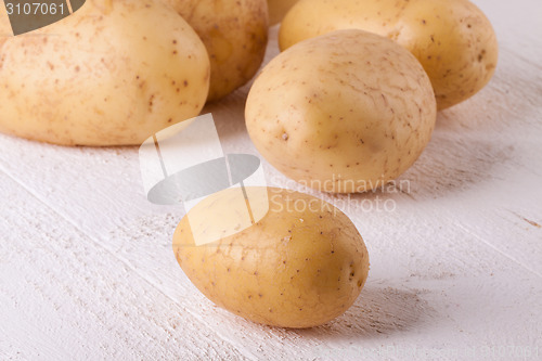 Image of Farm fresh washed whole potatoes