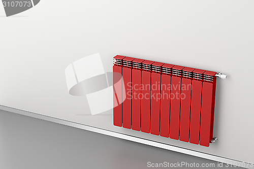 Image of Red radiator